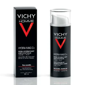 Vichy Homme Cremă hidratantă MAG-C față și ochi, 50ml