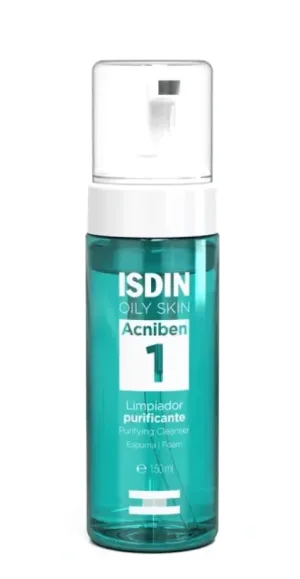 Isdin Teen Skin Acniben spumă de curățare purifiantă, 150ml