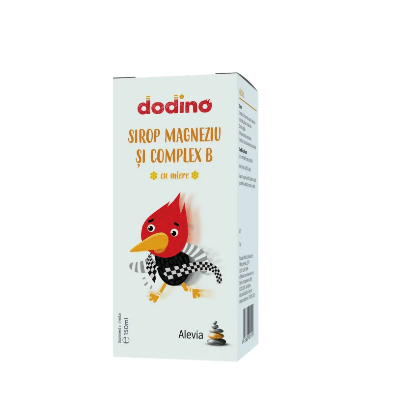 Sirop cu magneziu si complex B cu miere Dodino, 150 ml, Alevia — preț și oferte