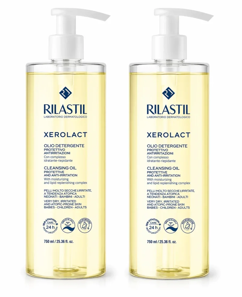 Rilastil DUPLO Xerolact Oil 2x1000ml — preț și oferte