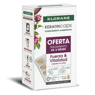 Klorane TRIPLO KeratinCaps 3x30 caps — preț și oferte