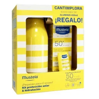 Mustela PACK Lapte de protecție solară Spf50+ 100ml + Stick de protecție solară Spf50 9ml — preț și oferte