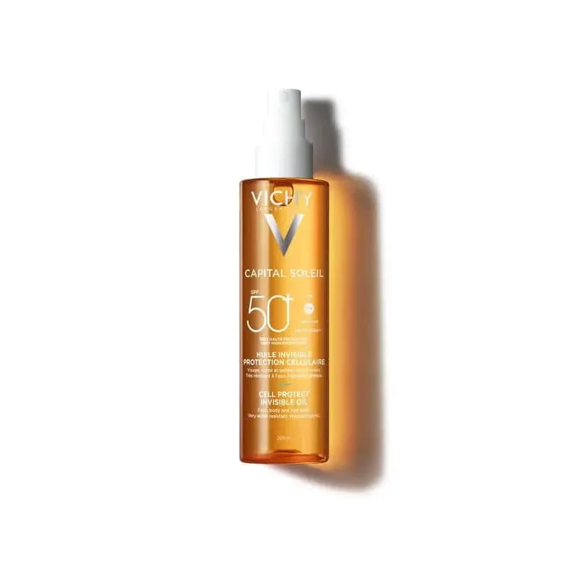 Vichy Capital Soleil SPF 50+ Ulei de protecție celulară 200ml — preț și oferte