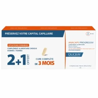 Ducray Triplo Anacaps Expert Chronic Hair & Nail Loss 90caps — preț și oferte