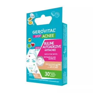 Buline autoadezive antiacnee, 30 bucati, Stop Acnee Gerovital