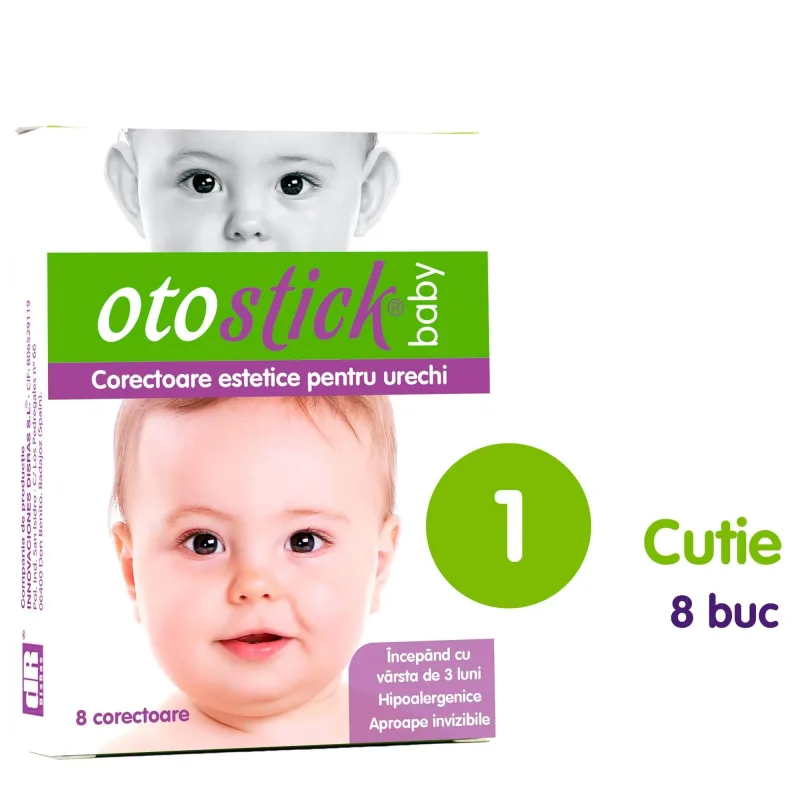 Otostick Baby, 8 bucăți - corectoare estetice pentru urechi, Innovaciones Disras S.L. — preț și oferte