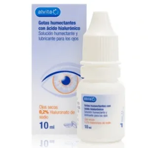 Alvita acid hialuronic picături hidratante 10ml