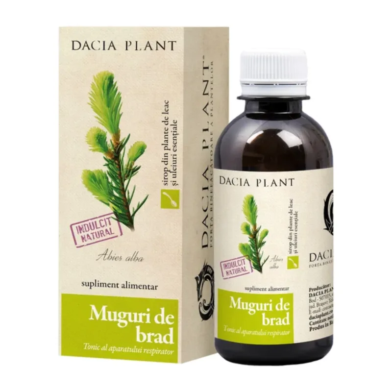 Sirop Muguri de brad, 200 ml, Dacia Plant — preț și oferte