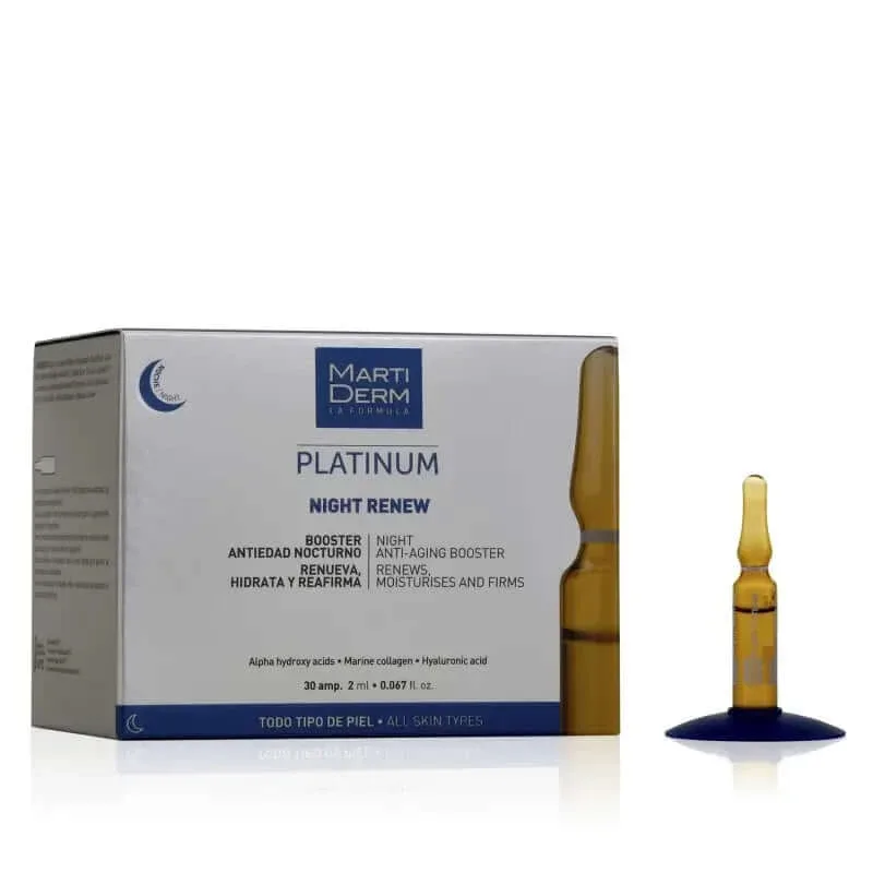 Fiole Martiderm Platinum Night Renew, 30Uds x 2ml — preț și oferte