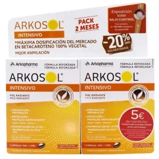 Arkosol Intensive Pack Duplo 2x30 capsule Arkopharma — preț și oferte