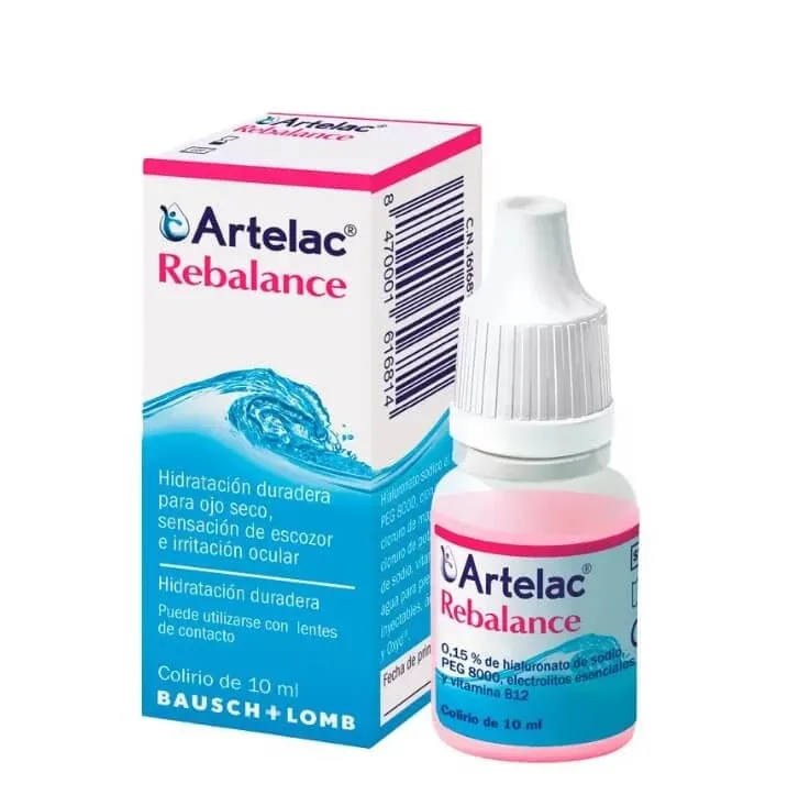 Bausch & Lomb Artelac Rebalance Gotas Oculares Esteriles 10 ml — preț și oferte