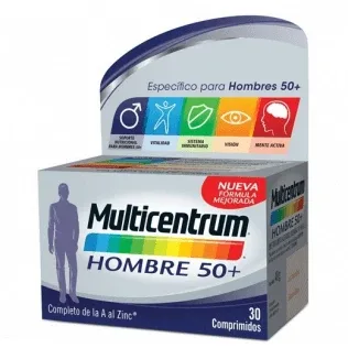 Multicentrum Man 50+ , 30 comprimate — preț și oferte