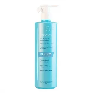 Ducray Keracnyl Gel de curățare pentru ten acneic față și corp, 400ml — preț și oferte