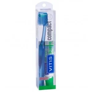 Periuță de dinți pentru adulți Vitis Compact Soft 1u