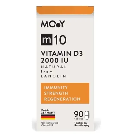 Vitamina D3 m10, 2000 IU, 90 tablete, Molecules of Youth — preț și oferte
