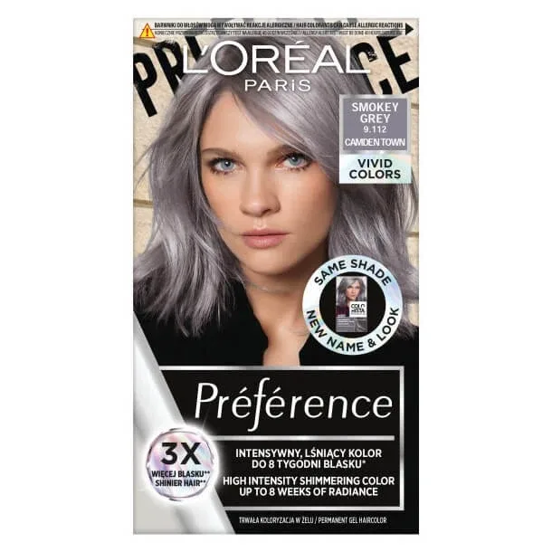 L Oreal Paris Preference Vivid Colors Ceară colorantă 9.112 Smokey Grey — preț și oferte