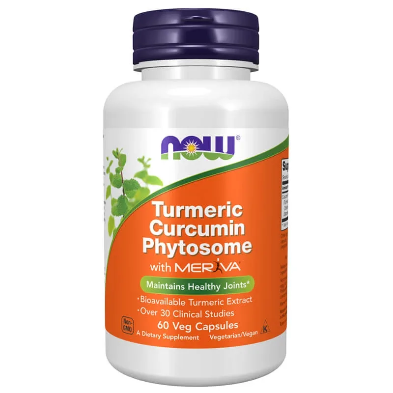 Now Foods Turmeric Curcumin Phytosome, turmeric, 60 capsule — preț și oferte