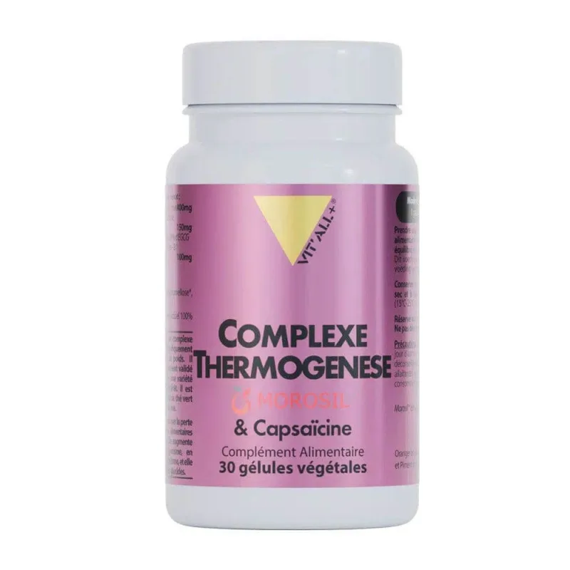 Vit'All+ Complex termogenic cu Morosil™ și capsaicină 30 capsule vegetariene — preț și oferte
