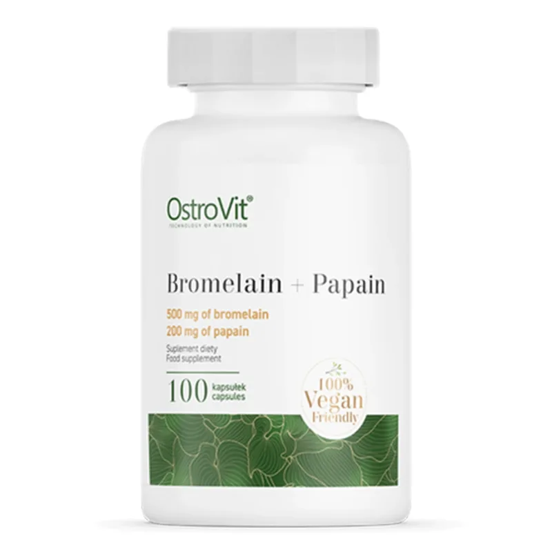 OstroVit Bromelain + Papaină, 100 capsule — preț și oferte