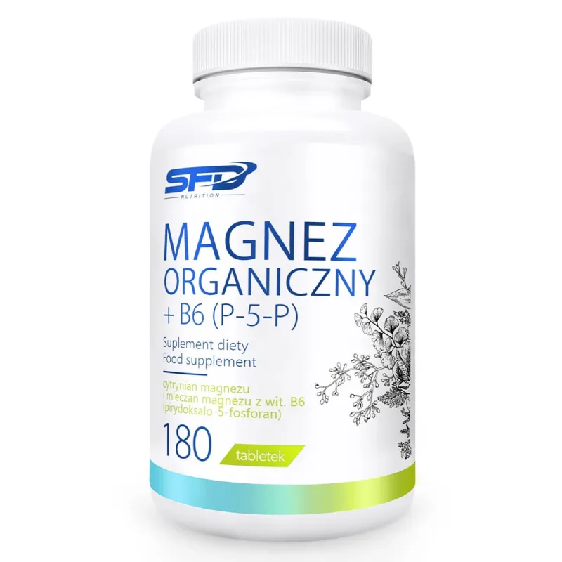 SFD Magneziu organic + B6 P-5-P, 180 comprimate — preț și oferte