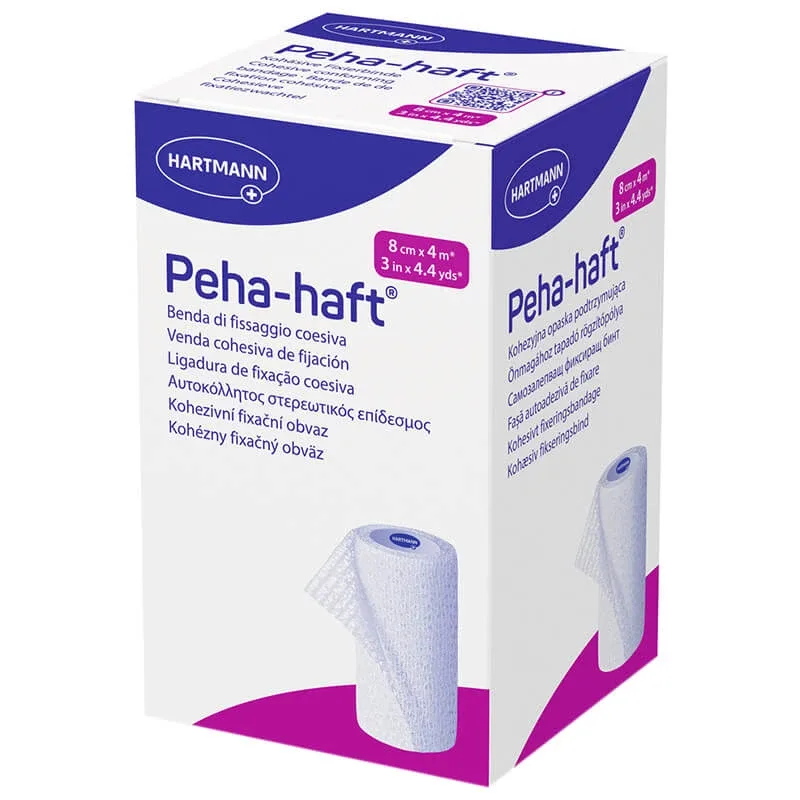 Peha-haft, bandaj coeziv de susținere, 8 cm x 4 m, 1 buc HARTMANN — preț și oferte