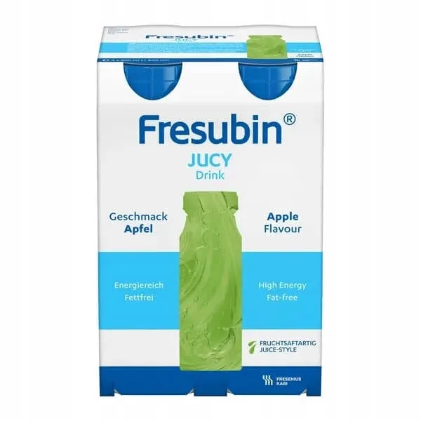 Fresubin Jucy Drink, preparat nutritiv, aromă de mere, 4 x 200 ml — preț și oferte