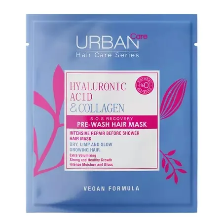 Masca de par pre-samponare cu acid hialuronic si colagen, 50 ml, Urban Care — preț și oferte