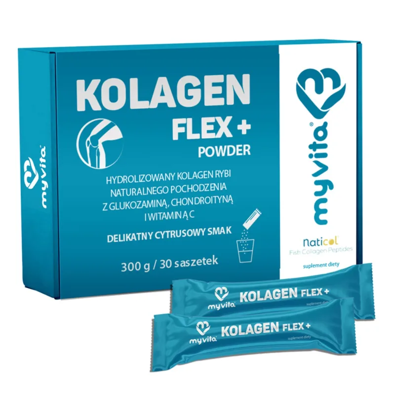MyVita Collagen Flex+, aromă de citrice, 10 g x 30 pliculețe — preț și oferte