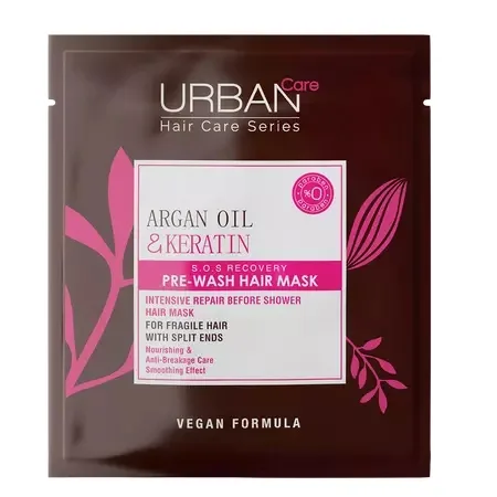 Masca pentru par pre-samponare cu ulei de Argan si Keratina, 50 ml, Urban Care — preț și oferte
