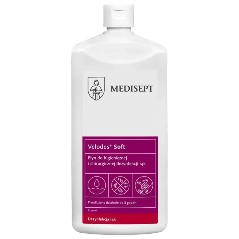 Medisept Velodes Soft, dezinfectant pentru mâini, 500 ml — preț și oferte
