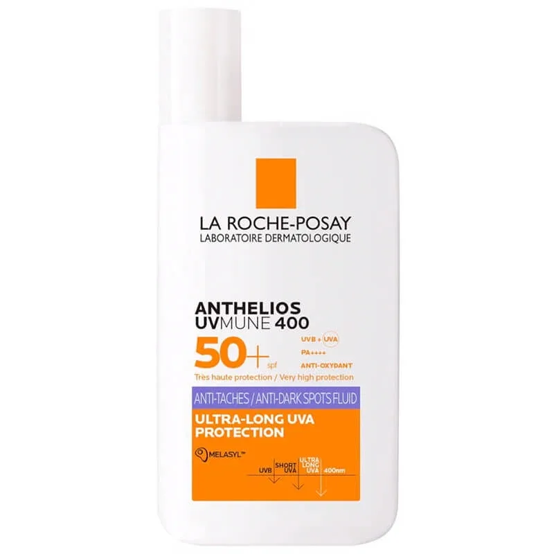 La Roche-Posay Anthelios UVMUNE400, fluid anti-pigmentare cu Melasyl, SPF 50+, 50 ml — preț și oferte