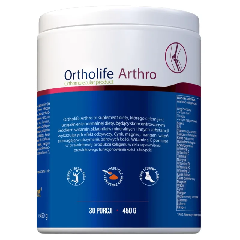 Ortholife Arthro, aromă de portocale, 450 g — preț și oferte