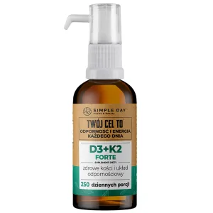 Simple Day D3 + K2 Forte, picături, 30 ml