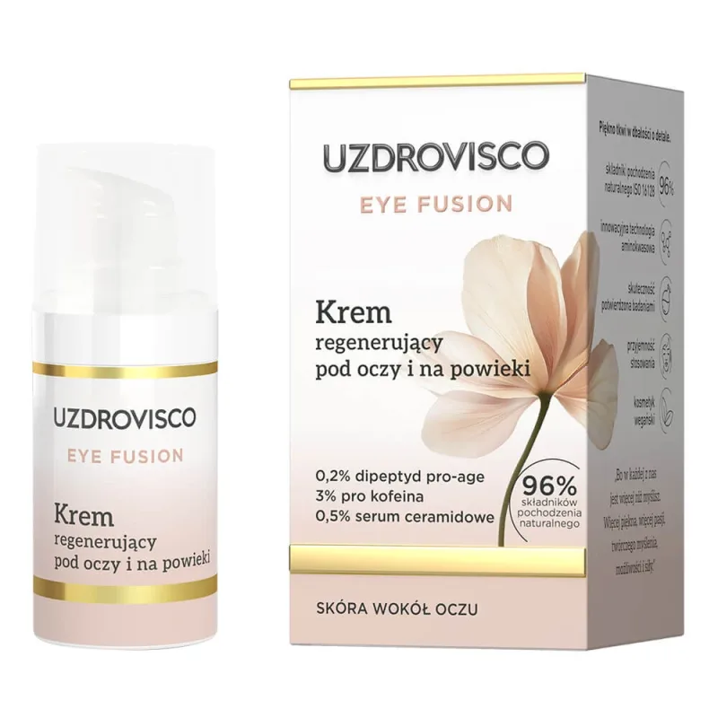 Uzdrovisco Eye Fusion, cremă regenerantă pentru ochi și pleoape, 15 ml — preț și oferte
