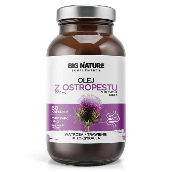 Big Nature Ulei de ciulin, 60 capsule — preț și oferte