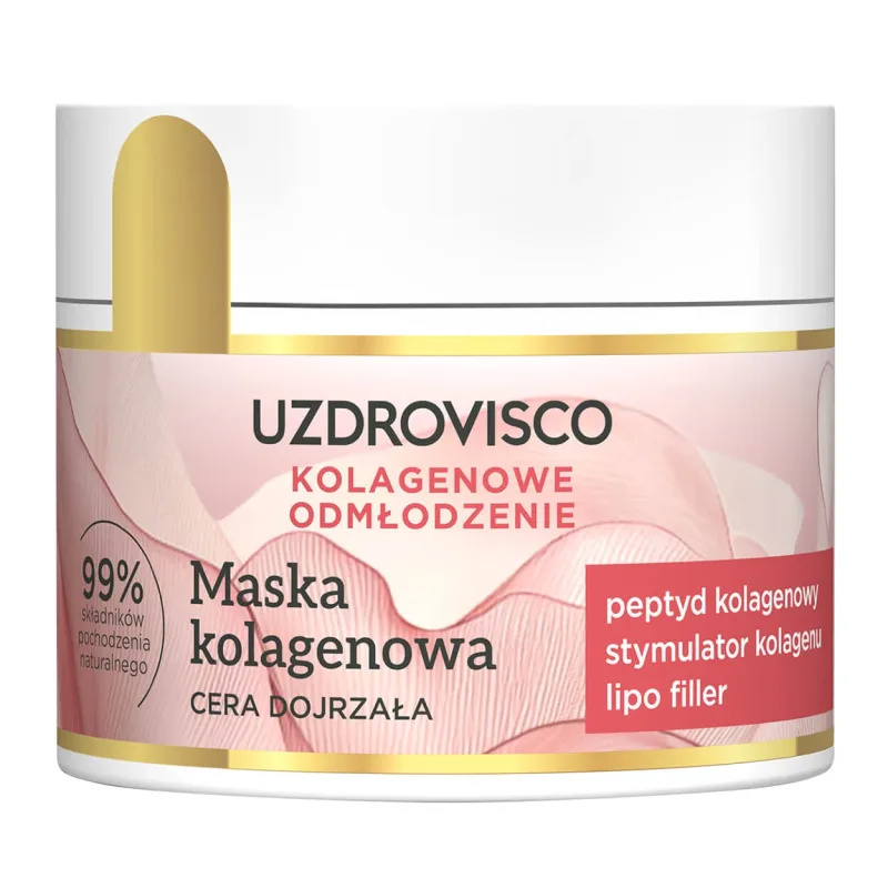 Uzdrovisco Colagen Rejuvenation, mască cu colagen, piele matură, 40 ml — preț și oferte