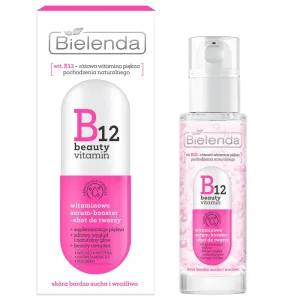 Bielenda B12 Beauty Vitamin, ser de stimulare a vitaminei pentru față, 30 ml