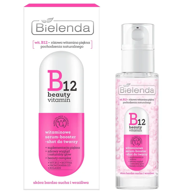 Bielenda B12 Beauty Vitamin, ser de stimulare a vitaminei pentru față, 30 ml — preț și oferte