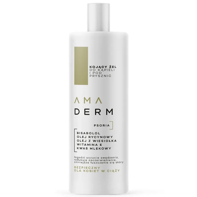 Amaderm Psoria, gel de baie și duș calmant, 400 ml — preț și oferte