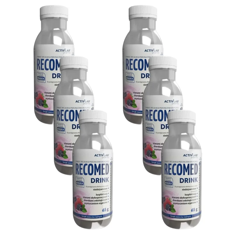 ActivLab Pharma RecoMed Drink, aromă de fructe de pădure, 6 x 65 g — preț și oferte