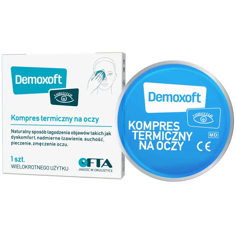 Demoxoft, compresă oculară termică, reutilizabilă, 1 buc — preț și oferte