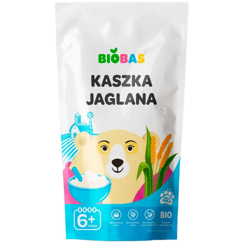 BioBas Bio terci de mei, fără zahăr adăugat, de la 6 luni, 200 g — preț și oferte