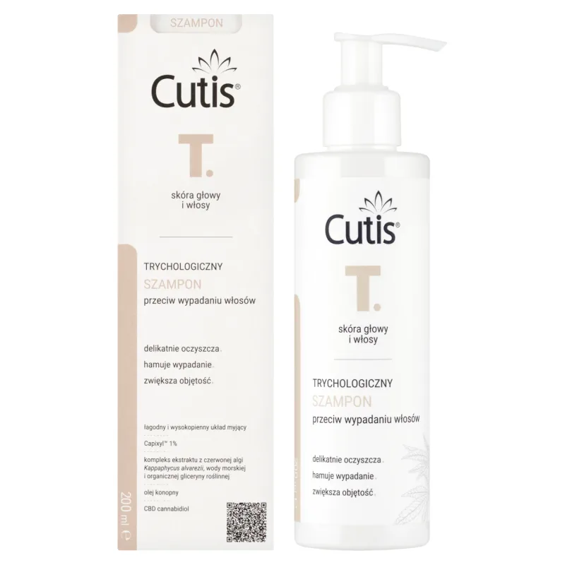 Cutis T, șampon trichologic împotriva căderii părului, 200 ml — preț și oferte
