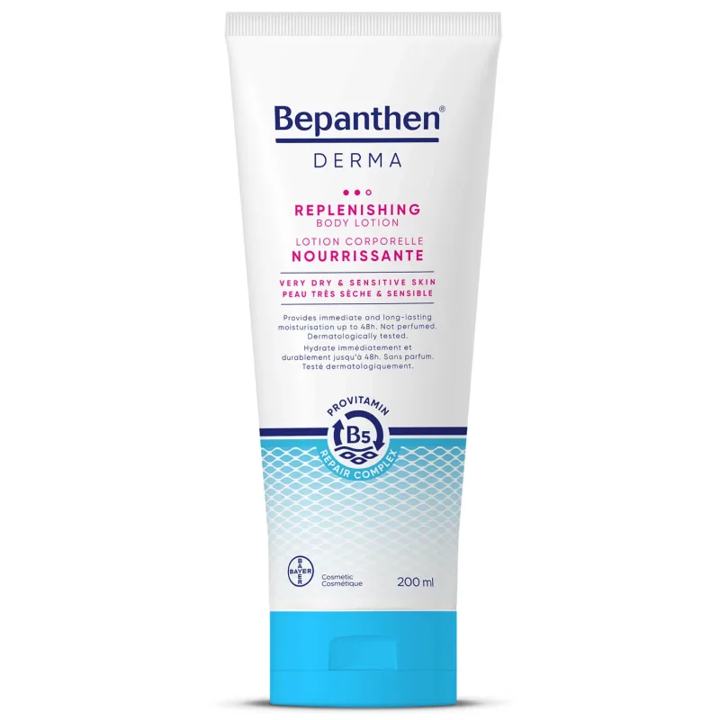 Bepanthen Derma Replenishing, loțiune de corp profund hrănitoare, 200 ml — preț și oferte