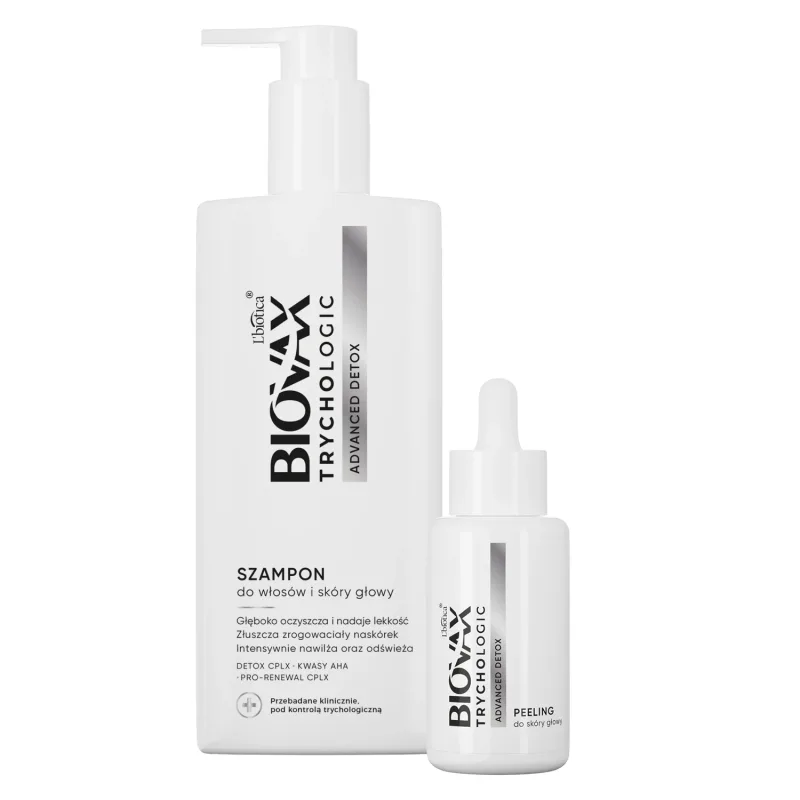 Set Biovax Trychologic Advanced Detox, șampon pentru păr și scalp, 200 ml + scrub pentru scalp, 50 ml — preț și oferte