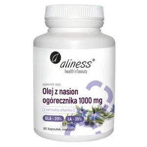 Aliness Ulei de semințe de borago 1000 mg, 60 capsule softgel