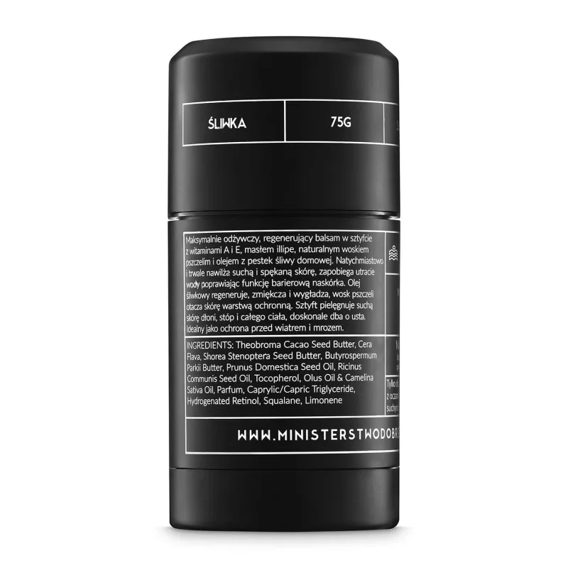 Ministry of Good Soap, loțiune stick, prună, 75 g — preț și oferte