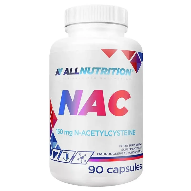 Allnutrition NAC, N-acetil-L-cisteină, 90 capsule — preț și oferte