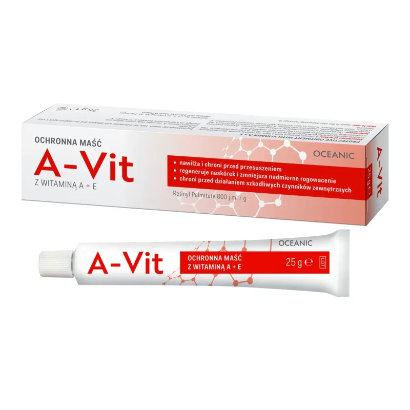 Oceanic A-Vit, unguent protector cu vitamine A+E, 25 g — preț și oferte