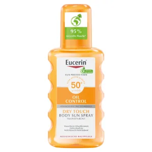 Eucerin Sun Protection Oil Control, spray protector transparent, ultra-ușor, SPF 50+, 200 ml